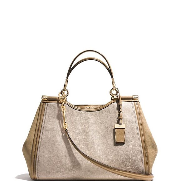 COACH Madison Pinnacle Caroline Satchel – Stingray Embossed Leather - NWT - Picture 1 of 16